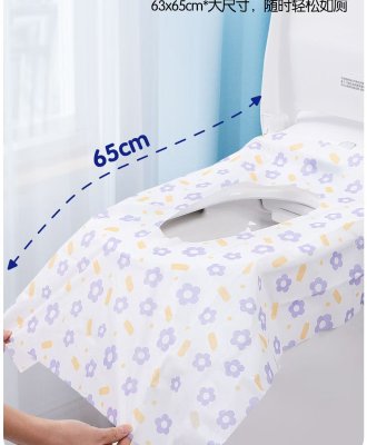 Disposable toilet seat cushion