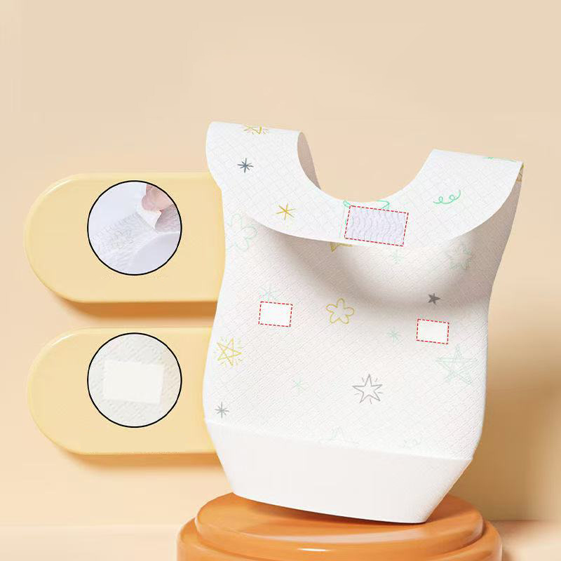 Disposable feeding bib